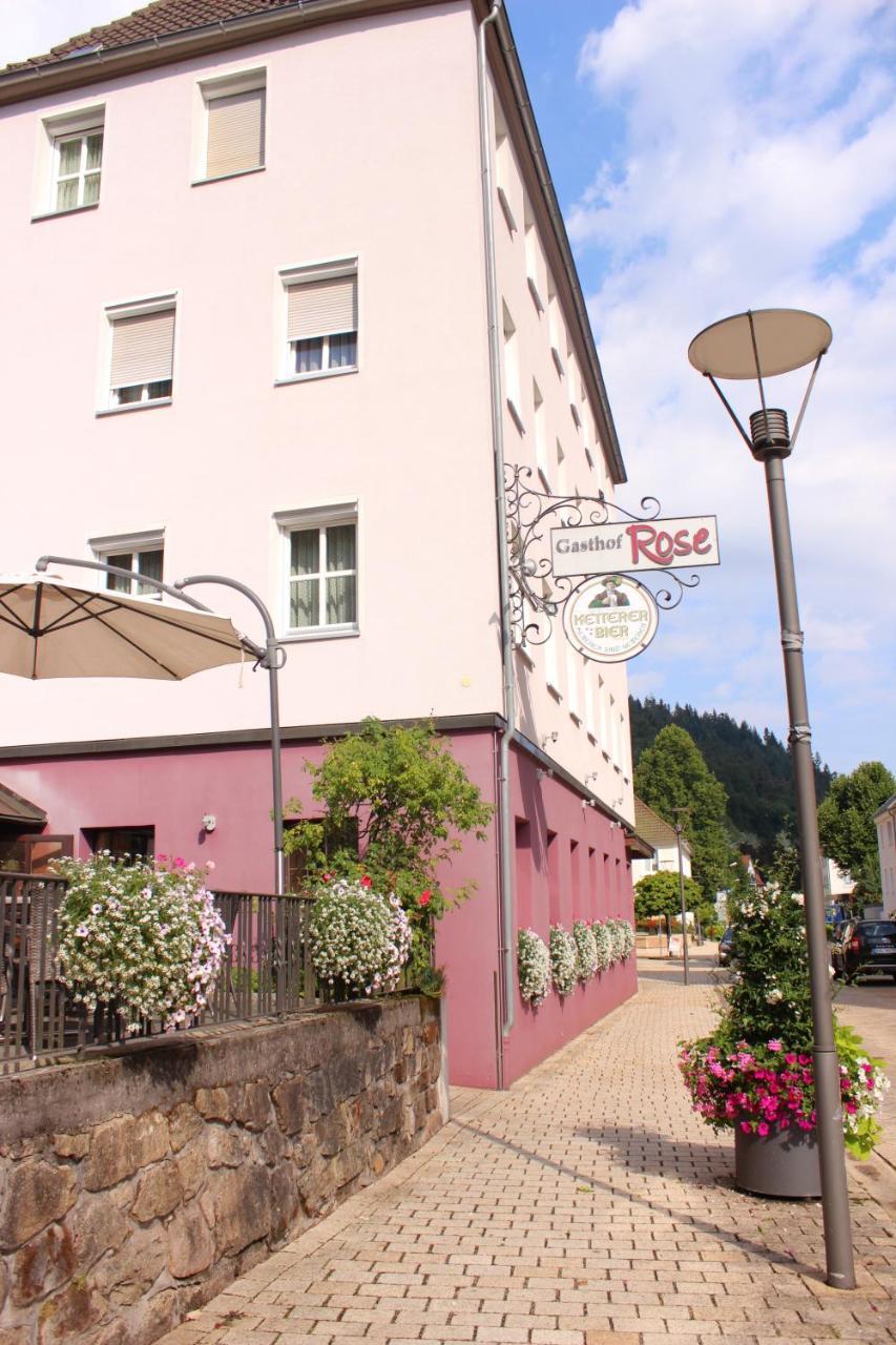 Gasthof Rose Hornberg Exterior foto